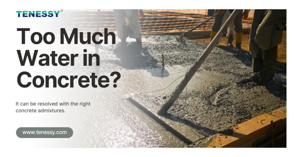 too much water in concrete