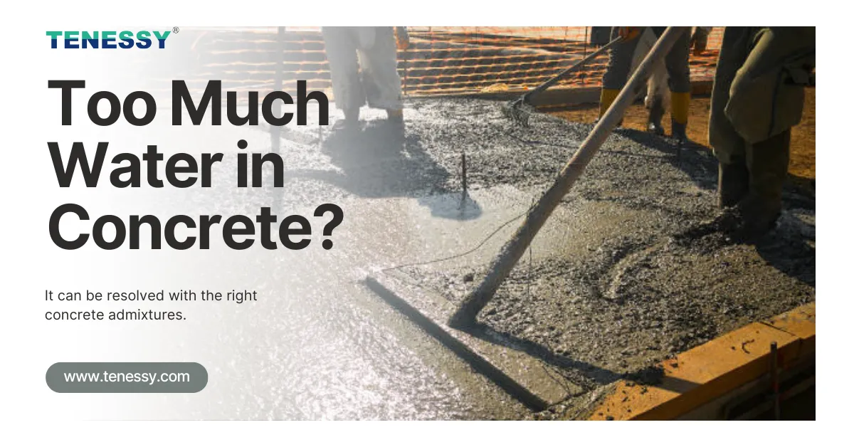 too much water in concrete